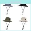 Outdoor Sun Protection Fisherman Hat With Big Brim Waterproof And Breathable For Men