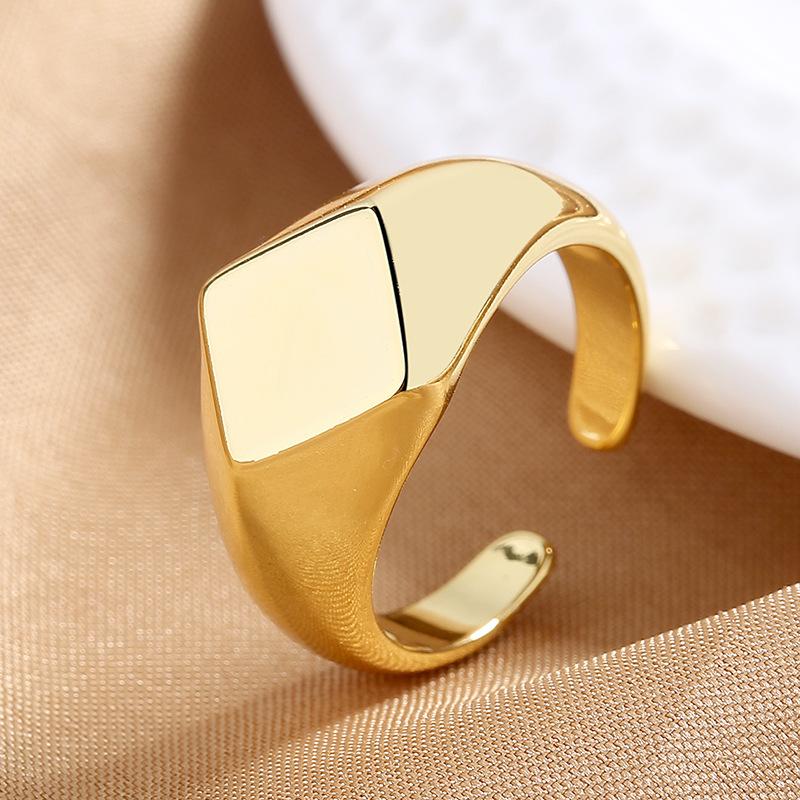 925 Sterling Silver Ring Open Adjustable Silver/Gold for Women Exquisite Student Girlfriend Jewelry Accessories Wedding Party
