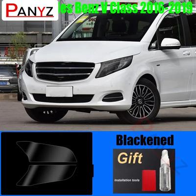 TPU Headlights Film For Mercedes Benz V Class 2016- Car Blackened Transparent Protective Precut Sticker Exterior Accessories