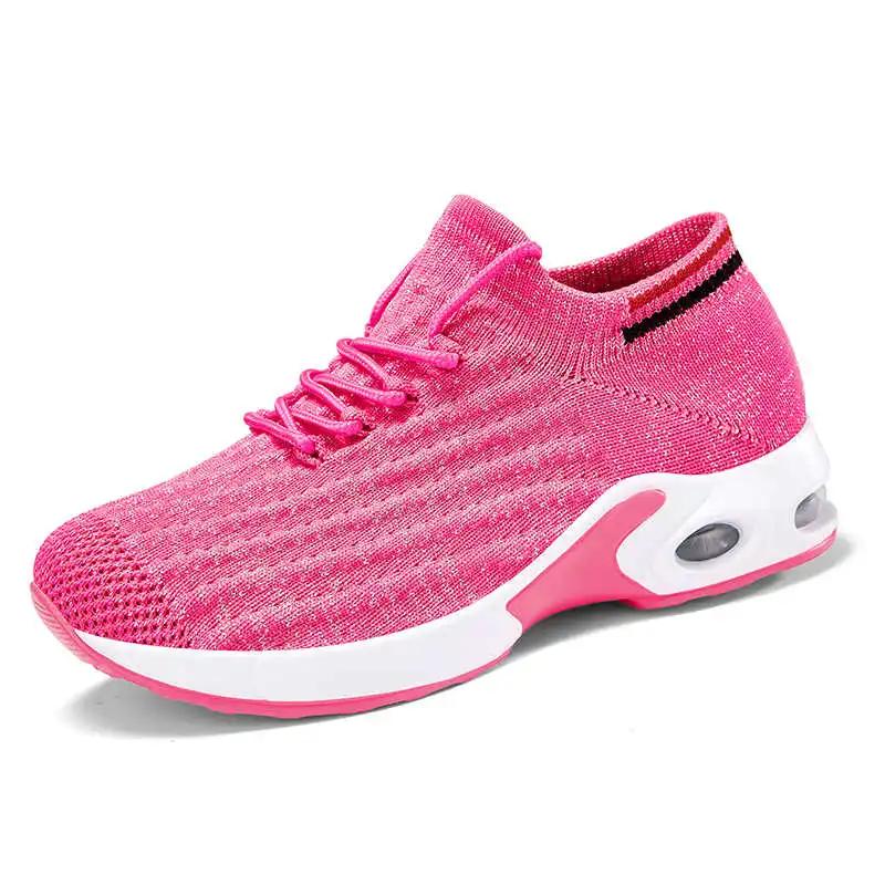 Fashion With Ties Rubber Sole Sneakers For Adults Casual Luxury Women's Sapatenis Ergonomic Shoes Woman Sport Shors Products