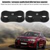 KIMISS 2pcs AN6 Braided Hose Separator Clamp Fitting Adapter Bracket Universal (Black)