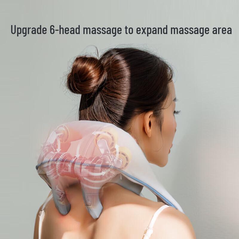 JAGO Shoulder and Neck Massager Shawl CN Plug (adapter Included)