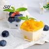Disposable Dessert Cups for Catering 10Pcs Plastic Mousse Cup Clear Pudding Odor-free Containers Parties Weddings And Events Small Square Party Snack
