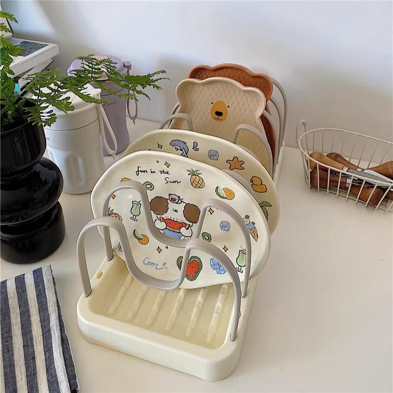 Household Detachable Bowl Rack Multifunctional Bowl and Dish Plate Cutlery Storage Shelf Kitchen Pot Storage Rack Pot Lid Racks