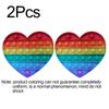 2Pcs Hot Push Bubble Fidget Toys Sensory Autism Special Needs Stress Reliever Squeeze Decompression Toy Fidget Toys For Kids