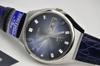 56 series 1974 SEIKO Lord Matic 23 jewels cut glass Blue automatic Watch SEIKO strap Excellent condition b1k006 Semi-premium 5606-8060 9-sided