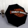 1pc Harley-Davidson Umbrella, Sun Protection, And UV Shielding. It Has Eight Sturdy Ribs for Outdoor Use And Perfect As a Holiday Gift