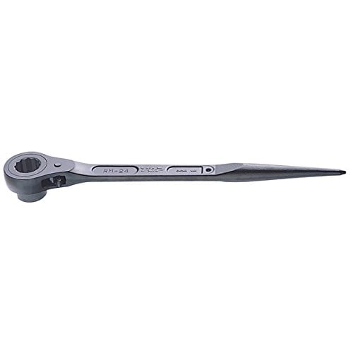 TOP Industrial (TOP) Single-Ended Ratchet Wrench with Shank, 30mm, Cathodic Coating, Scaffolding, Housing, Construction Tools, RM-30, Tsubame-Sanjo, M