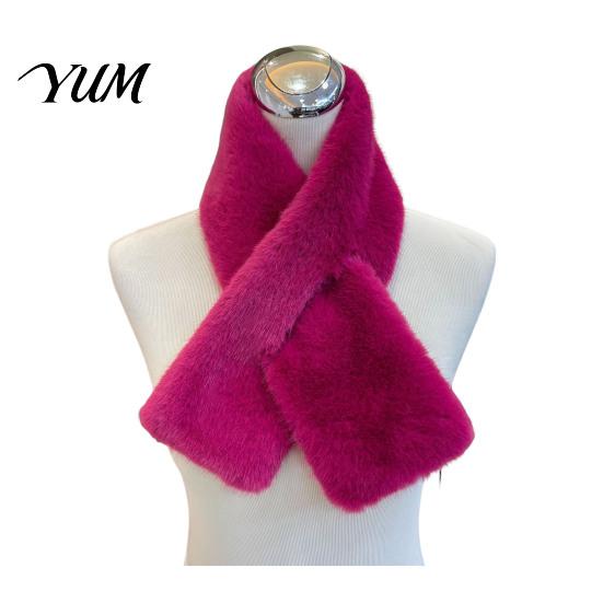 Fashionable Winter Accessories for Women Faux Fur Scarf, Neck Warmer Cold Weather, Short Collar Scarves, Soft Comfortable Velvet Scarf Dating