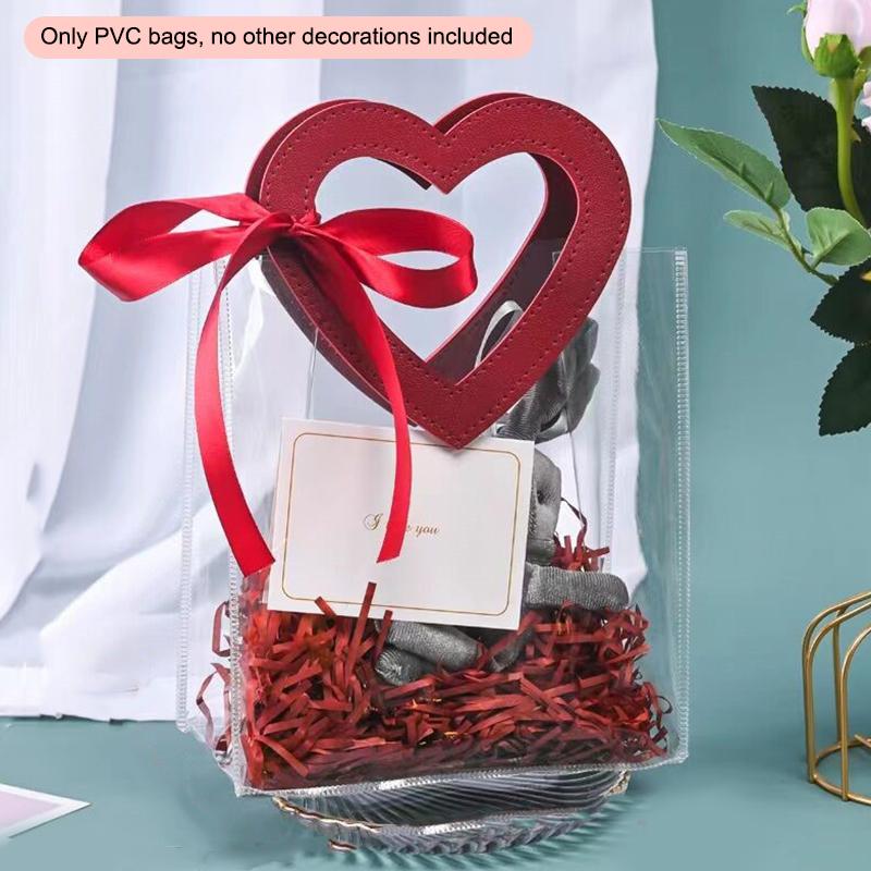 

Креативная сумка ПВХ, сумка для покупок с ручкой, подарочная сумка, многоразовая, многоцелевая, большой вместимости, сумка, подарочная сумка