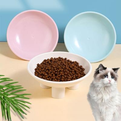 Pet Bowl Stable High Foot Design Cat Dog Feeding Bowl Neck Protector Pet Water Food Bowl Pet Supplies