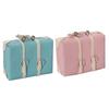Durable 1:12 Dollhouse Miniature Leather Luggage Briefcase Handbag Vintage Suitcase Model Home Life Scene Decor Doll Fashion Accessories