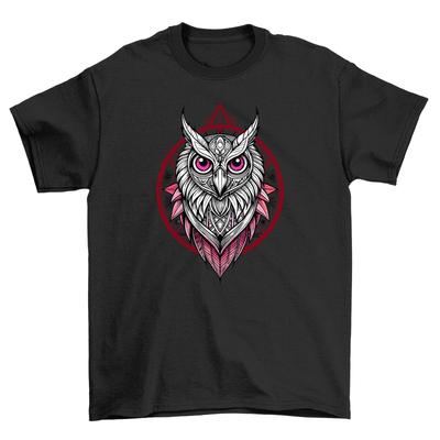 Gothic_69 Owl T-Shirt Mens Womens Tees Top - Hootin' and Stylin' In Style! 100% Cotton, Funny Shirt Wit