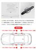 HUDIY Türgriffschutz Transparentes Material 8 Stück (Neue Land Cruiser 250 Serie)
