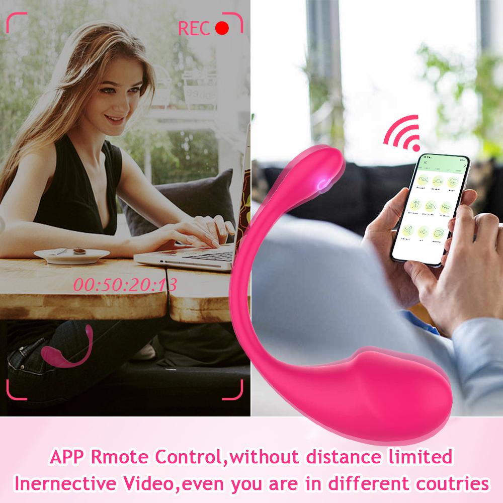 Vagina Bluetooth APP Vibrators Clitoris Stimulation Vibrating Egg G Spot Anal Massager Sex Toys for Women Panties Wearable Balls