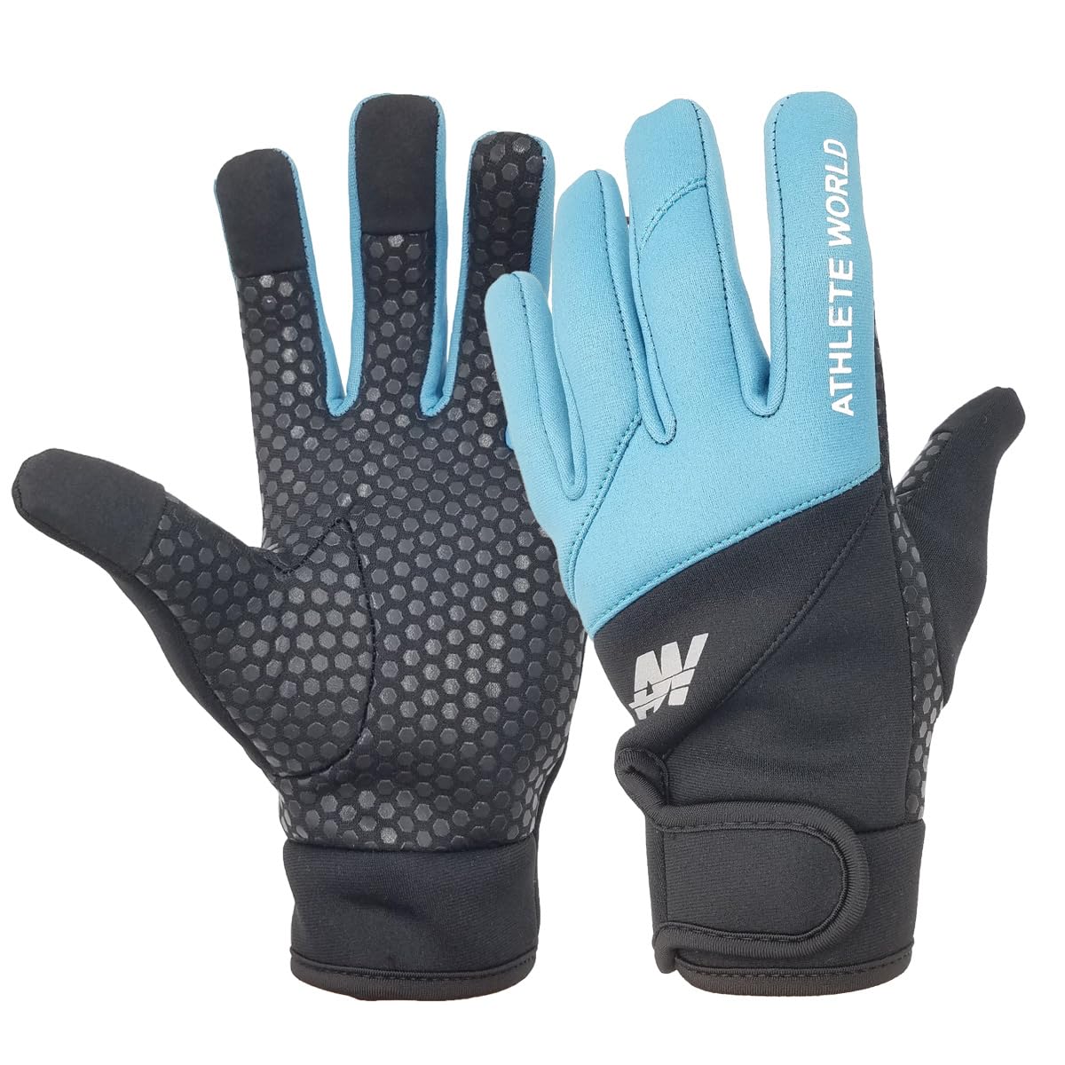 White Field Design Wetsuit Material Gloves, Multi-Purpose (Blue) синий