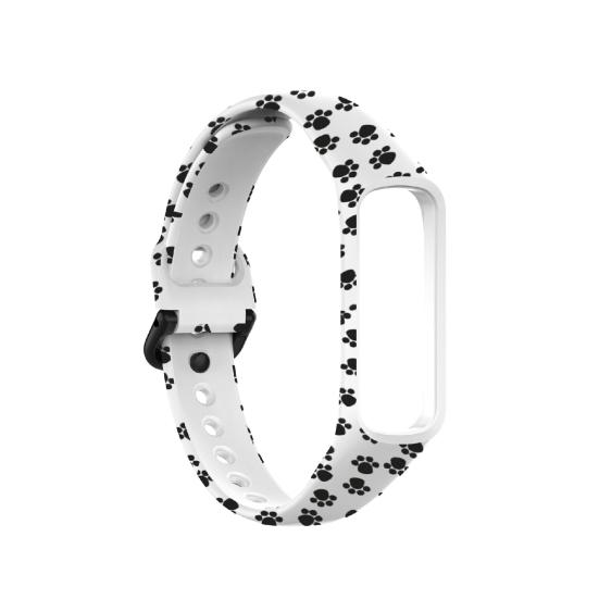 Minkšta, odai nekenksminga apyrankė Minkšto silikono apyrankės pakaitalas, skirtas Samsung Galaxy Fit2 SM-R220