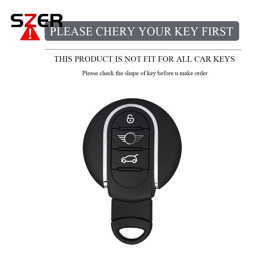 Tpu Car Key Case Cover Keychain Shell Fob For Bmw Mini Coopers One Jcw F56 F55 F54 F57 F60 R55 R56 R57 R58 R59 R60 S Roadster