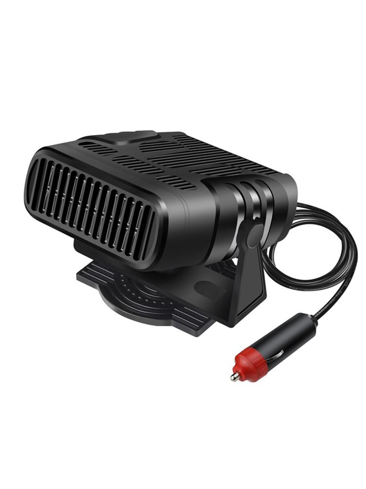 12V/24V 120W Car Heater Mutifunction Portable Fast Heating 360 Rotation Windshield Defogging Demister Defroster Heater