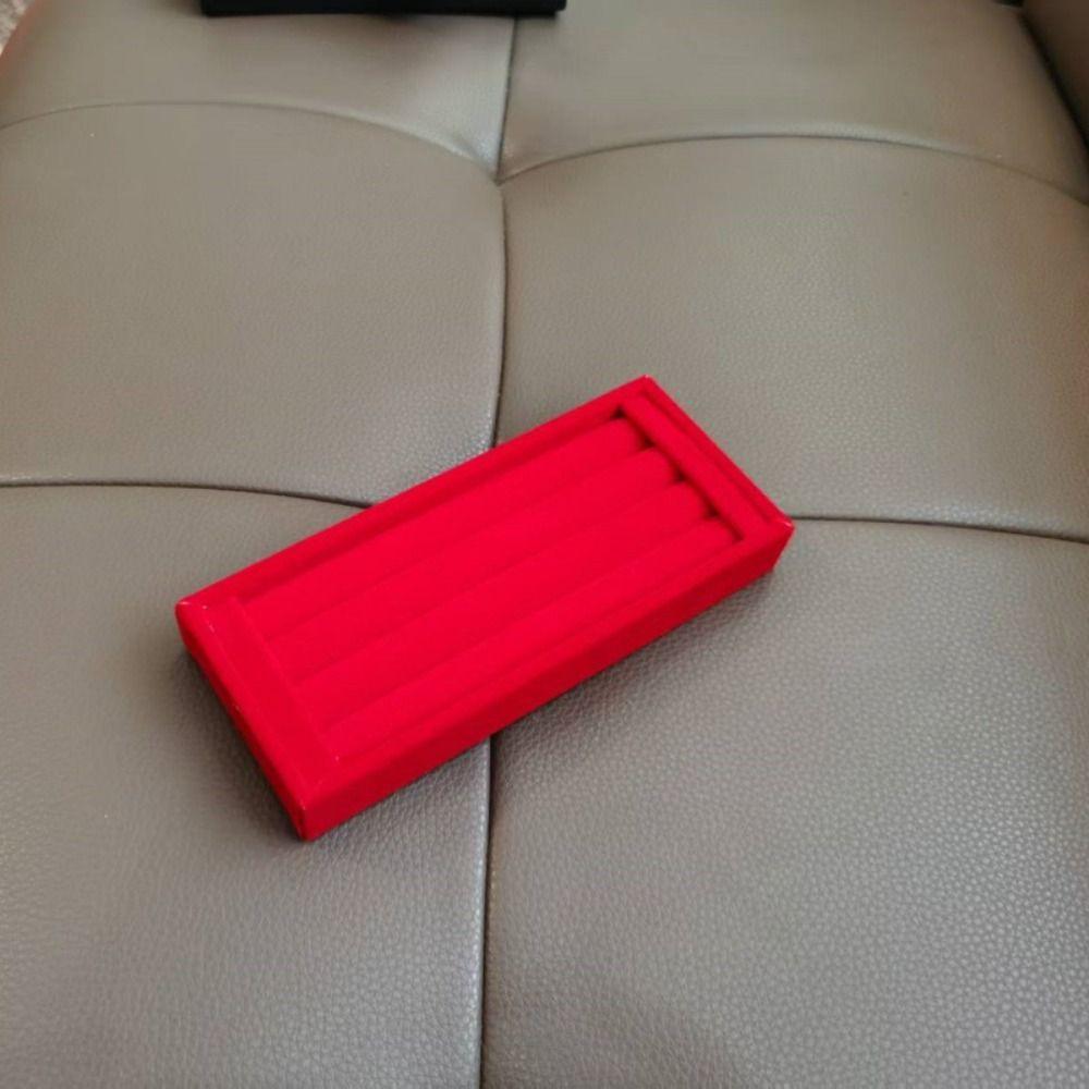 Flannelette Velvet Jewelry Tray Mini Jewelry Storage Pallet Rings Earrings Organizer  Gifts