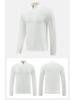 Men's Quick-Dry Long Sleeve Half-Zip Stand Collar Running T-Shirt - Breathable Autumn/Winter Base Layer