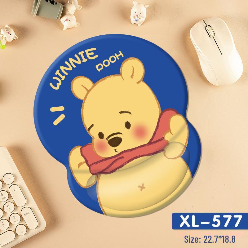 Pacha Dog Rubber Wrist Support Mouse Pad & Cute Keyboard Hand Rest Desk Pad - Ins Style