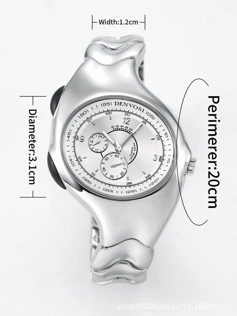 Business Fashion Twisted Case Quartz Watch Mens Creative Alien Dial Classic Unique Style Sports Men Watch Clock Mens Wristwatch