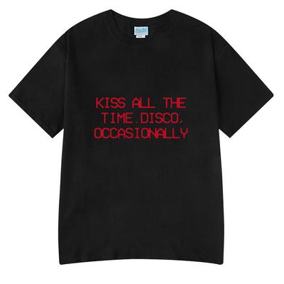 2026 Neues Album Kiss All The Time Disco Gelegentlich T-Shirt Fan-Geschenk Herren Damen Mode Tee Tops Baumwolle Kurze Ärmel Streetwear