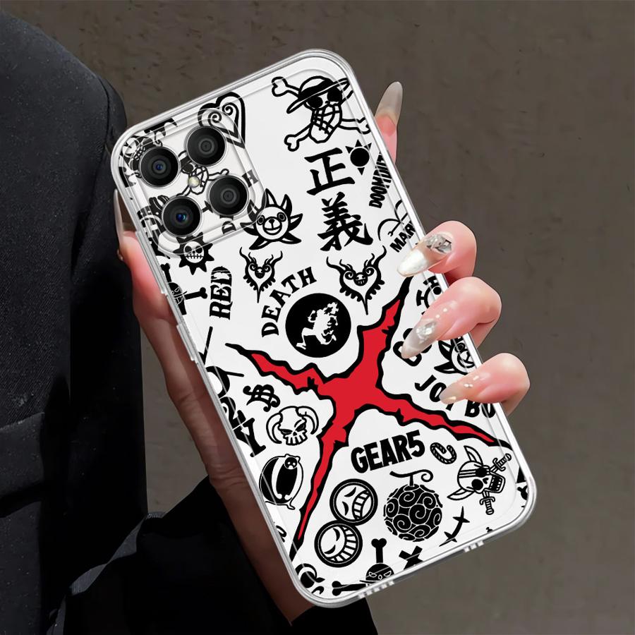 

Soft Phone Cover Case for Honor 90 Lite X9b X8b X7b X8a X9a X8 One Pieces Monkey D Luffy Honor 90 Lite