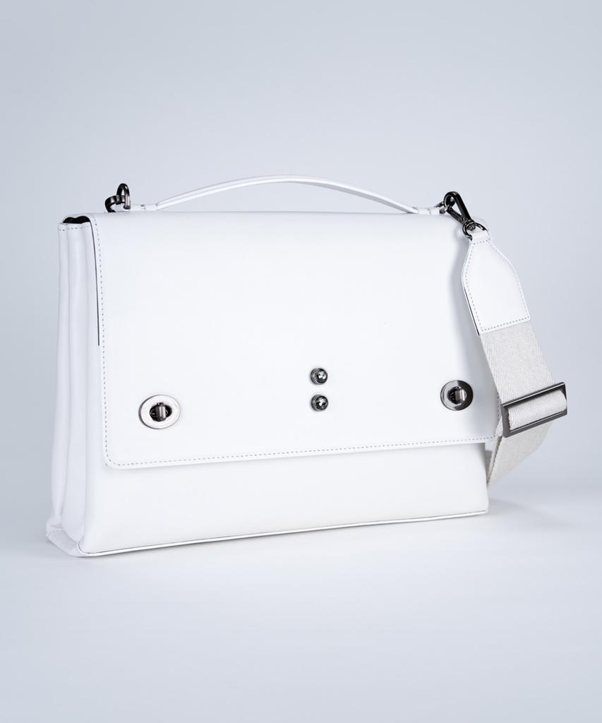 Plaadico Plaadico_S Satchel, Bright White