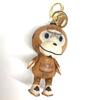MCM A BATHING APE Milo Visetos Bag Charm Key Holder Leather Brown