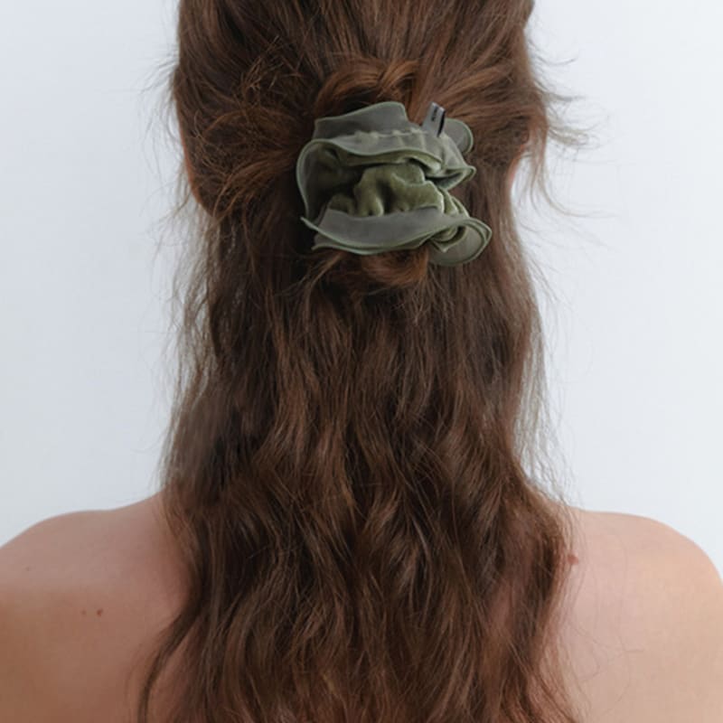 

KINDABABY бархатный романтичный сетчатый кружевной скраб - хаки khaki