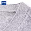 ROMON Men's 100% Pure Cashmere V-Neck Cardigan Sweater