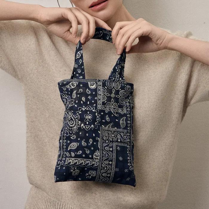 Check Paisley Mini Bag_3color