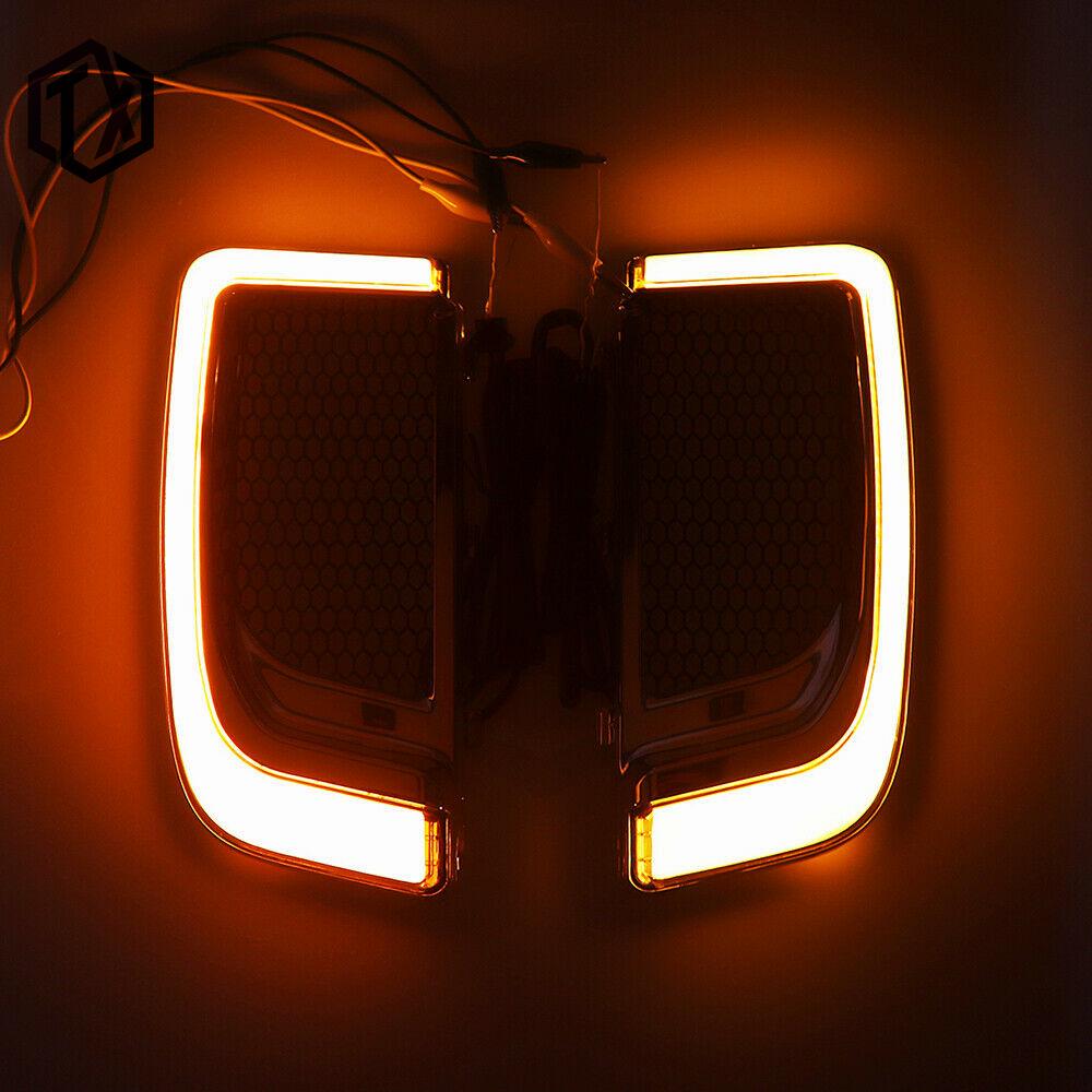 LED DRL Turn Signals for Harley Street/Road King/Electra Glide Fairing Lowers (14-21)