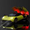 Pagani Huayra Dinastia Supercar Simulation Druckguss- und Spielzeugfahrzeuge Geräusche und Licht Rückziehauto 1:32 Legierungskollektionsmodell