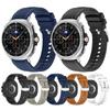 Flexible Silicone Watch Band Straps With Leather Accent For 40mm 44mm 46mm Models Comfortable Daily Wear Gym To Office