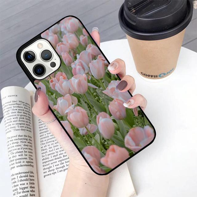Tulips Flower Phone Case For Apple iPhone 17 Air Pro Max Plus Coque For iPhone 17 Air 14 15 16 13 12 Max Cover