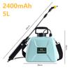 5L Electric Sprayer Rechargeable Automatic Atomization Plant Sprayer Gardening Irrigation Sprinkler Shoulder Type Watering Can