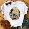 Summer Kawaii Princess Cotton T-Shirt Tops Harajuku Cartoon Graphic Tees Cute T-shirt Blouses Unisex