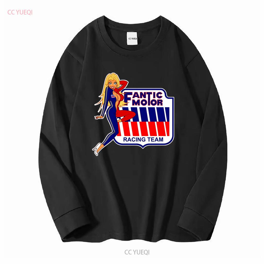 New T Shirt Fantic Motor Logo Funny Size S To 5XL Long or Short Sleeves Vintage Washed Comfortable Fashion