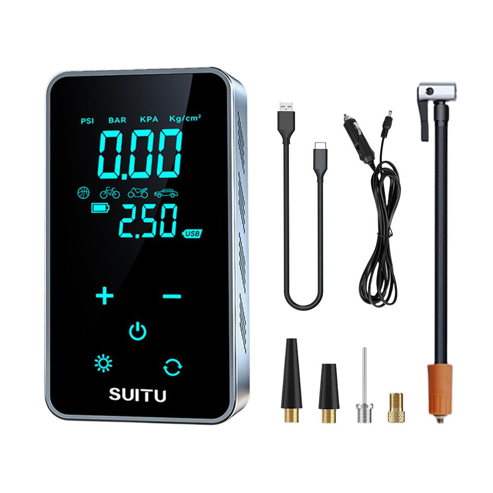 Mini Car Air Compressor 12V 150PSI Portable Car Tire Inflator Smart Digital Inflatable Pump For Car Bicycle Boat Air Pump