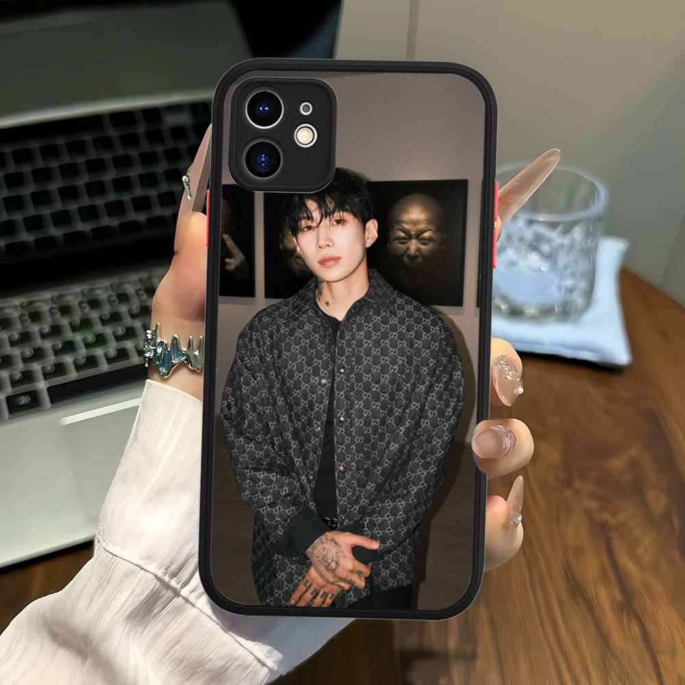 Singer J-jay P-park Phone Case For IPhone 14 11 12 13 Mini Pro Max 8 7 Plus X XR XS MAX Translucent Matte Cover