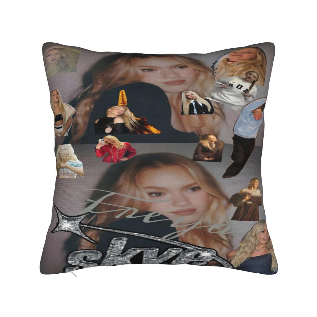 Trendy Living Room Freya Skye Singer Tour 2026 Decorations Pillowcase Accessories Pillow Cover Square Multi Size