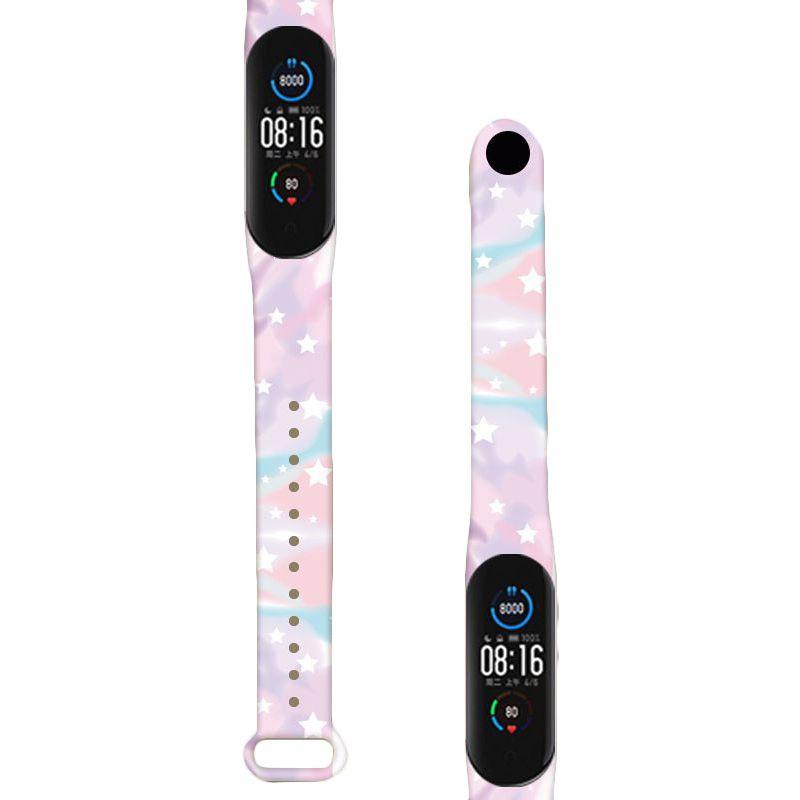 Replace Your Wristband With This Morandi Graffiti Strap For Xiaomi Mi Band 3/4/5/6