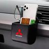 Pudełko do przechowywania wylotu powietrza w samochodzie Organizer na telefon i okulary Do Mitsubishi Outlander I200 Pajero Eclipse ASX Lancer Space Delica Ex