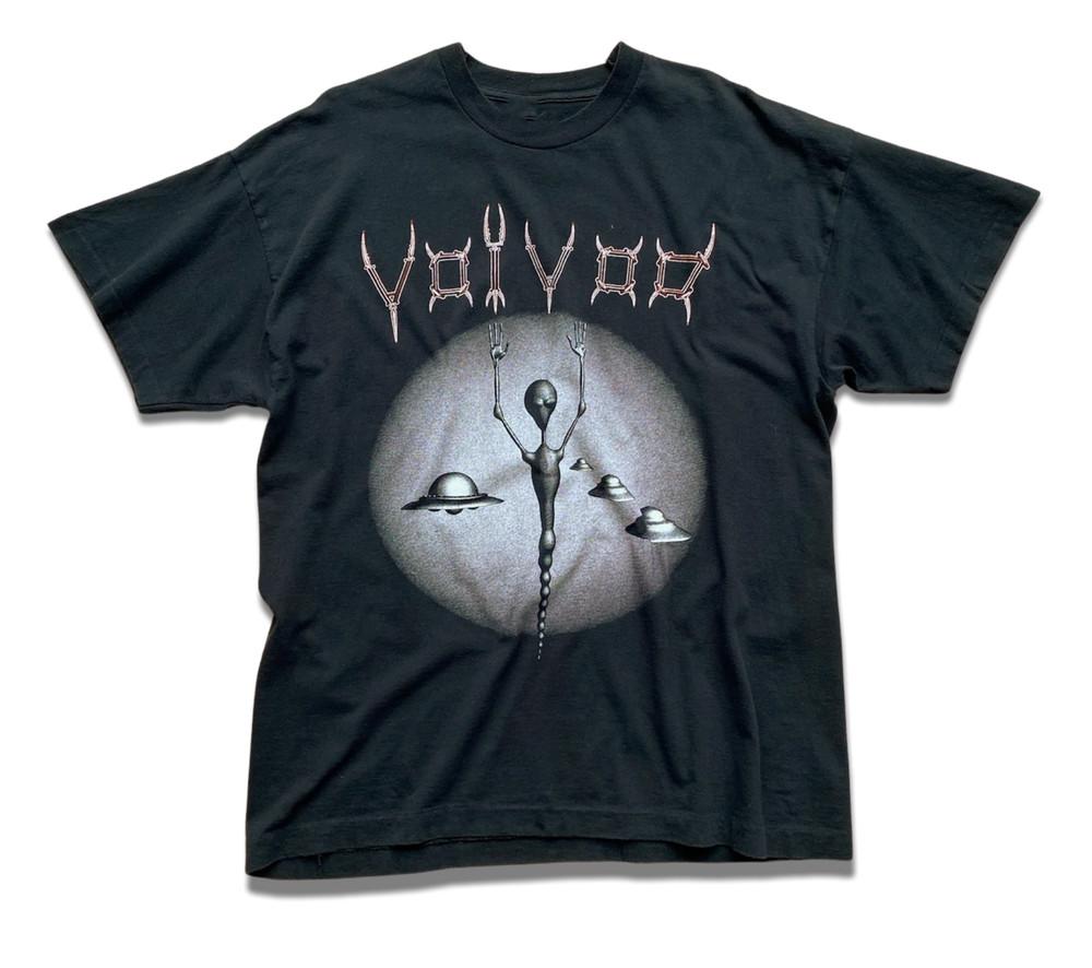 Vtg Voivod Music Band Tour Cotton Black All Size Unisex Classic Shirt TT112 Unisex T-Shirt S