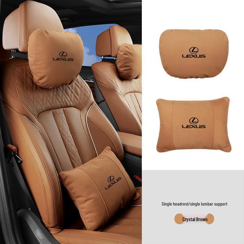 Compatible with Lexus suede seats, headrests, and lumbar supports (ES200, NX260, UX, RX300).