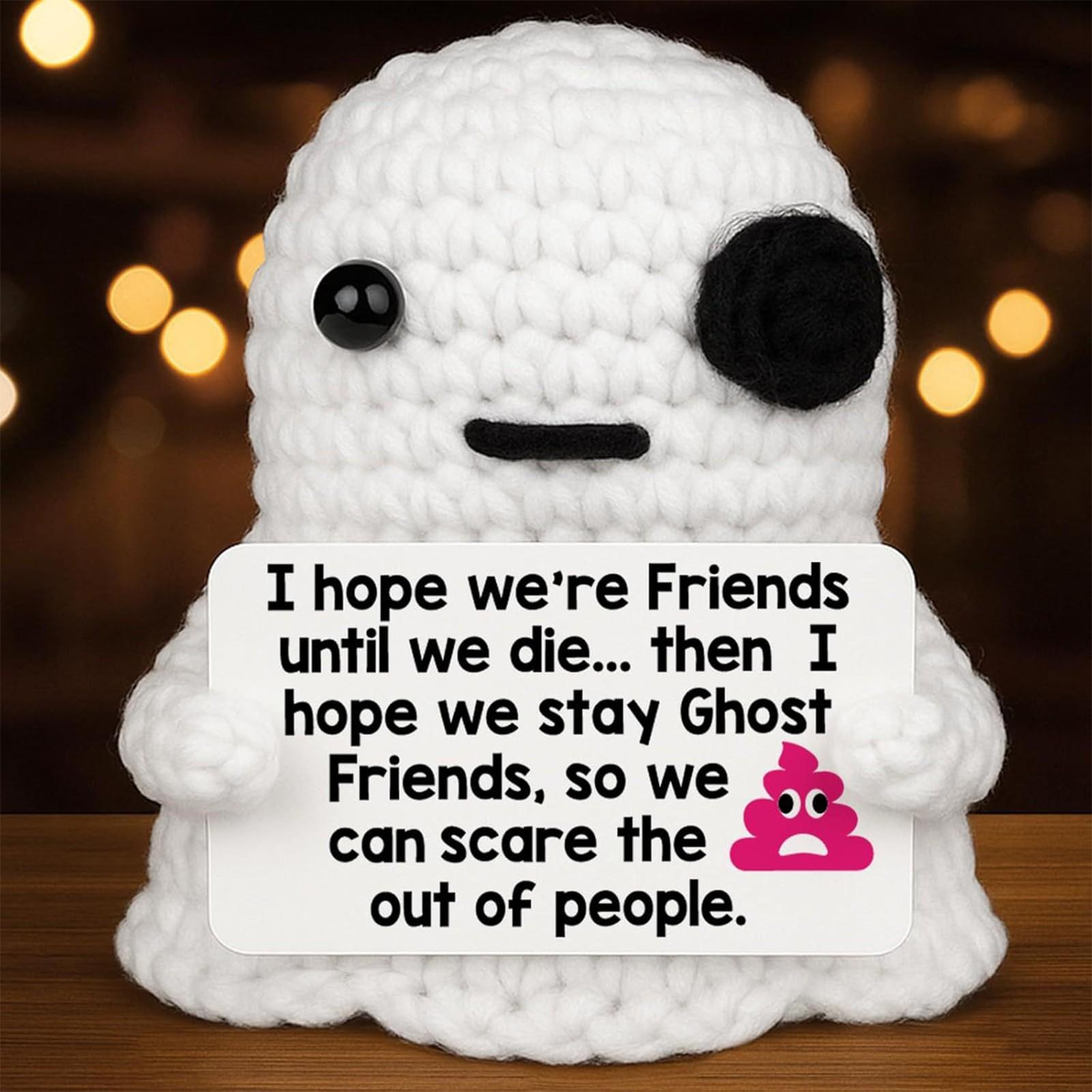 

Вязаные крючком мопсы активно представляют шерстяные куклы в качестве подарков One Size