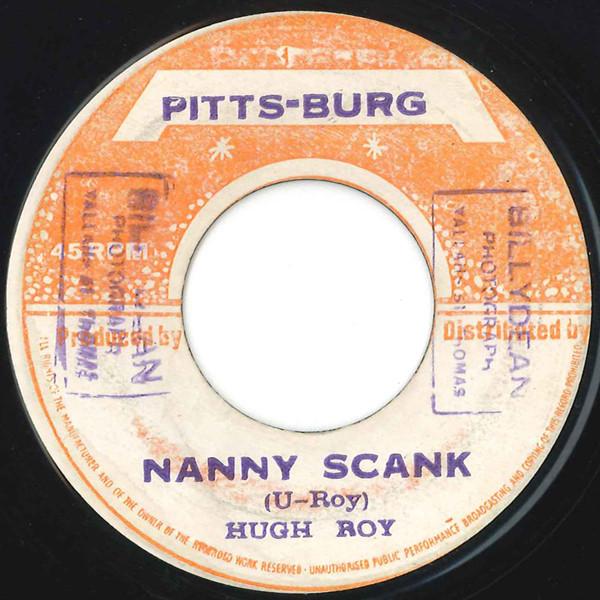 

7inch Record UROY Nanny Scank NONE PittsBurg Jamaica Reggae Ska Dub Used